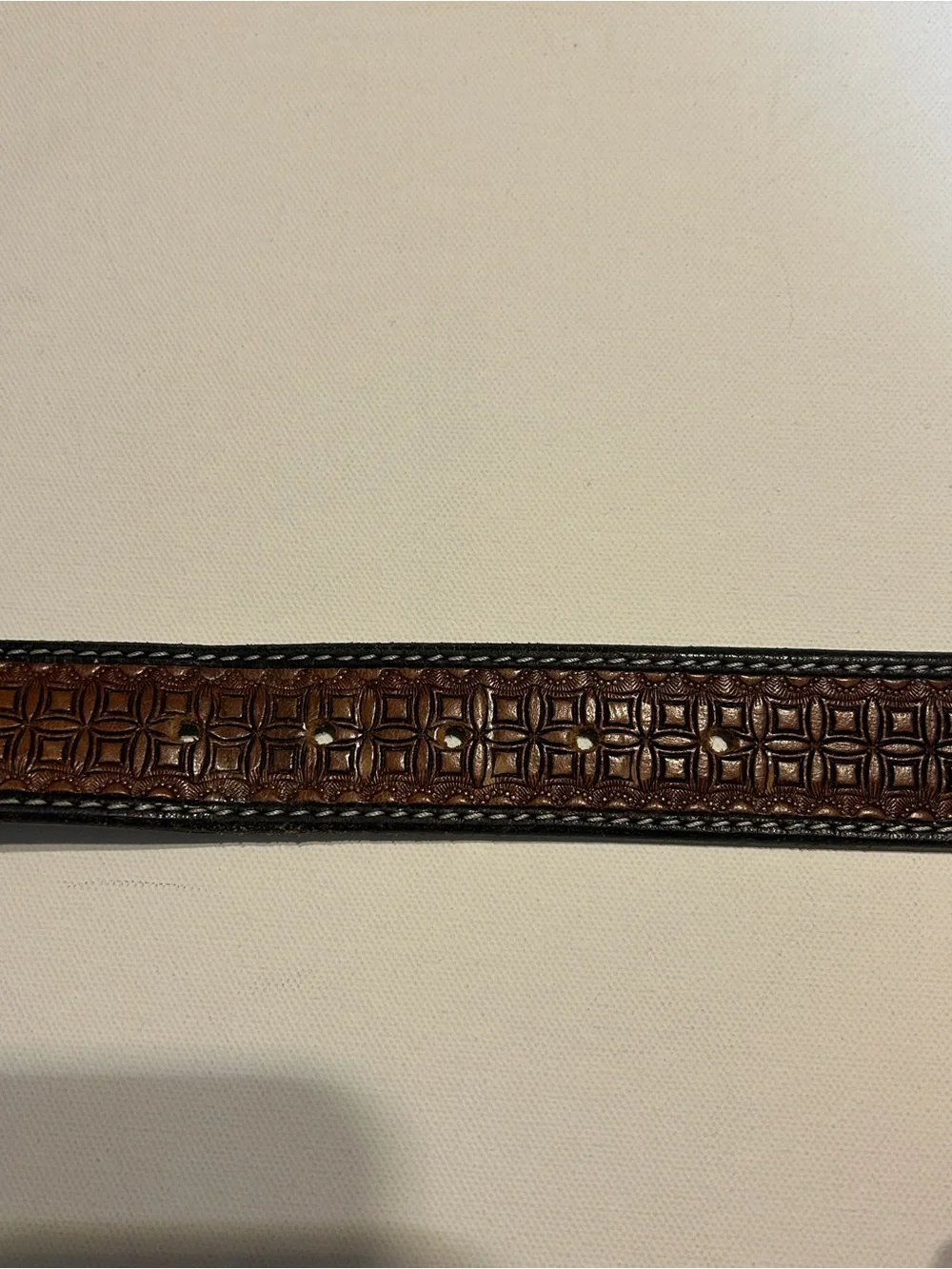 Shyanne Country Spirit Genuine Leather Sunflower Tooled Western Belt Size S
